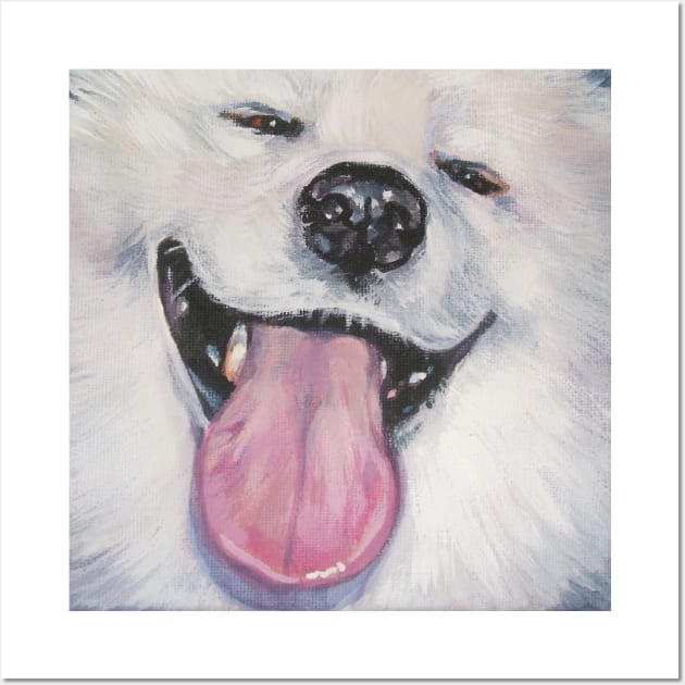 samoyed Fine Art Painting Wall Art by LASHEPARD